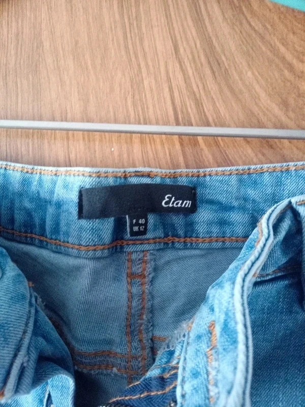 Lote de 3 Calções de Gangue Denim - Estilos Variados - Tamanho 40-42/44 – photo 3